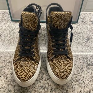 Buscemi Ponyhair High Top Sneakers